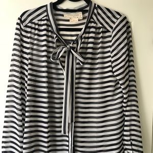 Urban Outfitters Shear Striped Blouse